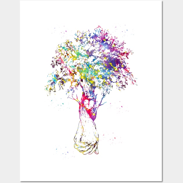 Love Tree Wall Art by erzebeth